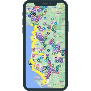 Interaktywna mapa Albanii na telefon – przewodnik turystyczny od Pluskoty w Podróży