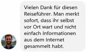 Bewertung zum Albanien Reiseführer von einer Reisenden